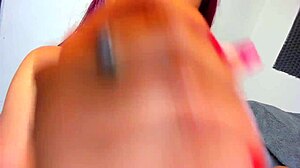 Deepthroat from camera pov perspective