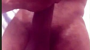 Amateur strokes big black cock during late nights and early mornings