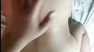 I enjoyed the couple's homemade session with big tits.