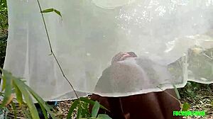 Horny Fat Ass Amateur Fucks Big Cock in Forest!