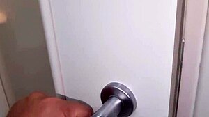 Amateur Christmas video with a huge cock cumshot and dirty spitting