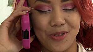 Serious Asian Dyke Fucks With Strapon And Sex Accessories