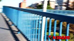 petite girl next door with neighbors