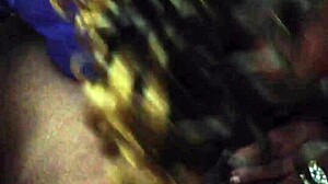 Ebony Neighbor Trades Oral For Rent Money, Intense Part 1