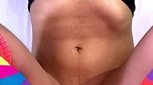 Petite big tits takes missionary after school