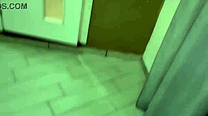 Amateur Christmas video with a huge cock cumshot and dirty spitting