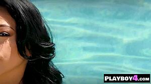 natural tits latina milf posed in hot costume and enjoyed it