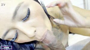 Latina Teen Sucks Big Cock Swallows All