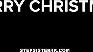 Tiny Teen Stepsister Wants Big Cock From Step Brother For Gift