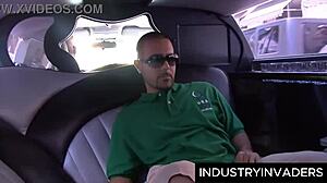 Roxy Love Sucks Dick Deep in Limo Backseat