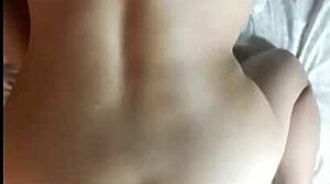 I enjoyed the couple's homemade session with big tits.