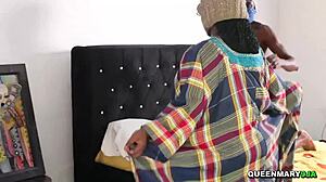 hausa man invites alhaja for hardcore fuck