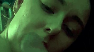 Latina Girl Swallows Mouthful In Car Blowjob!