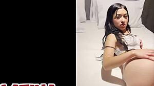 Is This Latina Teen Slut Ready For Her First Huge BWC Cum Facial Casting?