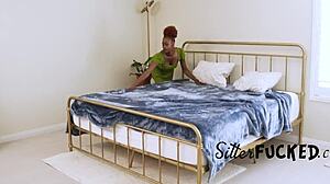 ebony babysitter destiny mira seduces old husband while cheating on young wife in teen seduction