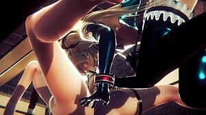 Yaoi femboy mizu in threesome blowjob and anal