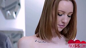 Katy and Maya kiss in intense threesome