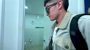 me and my boss fucked the delivery nerd in the office threesome and he filled our pussies with cum