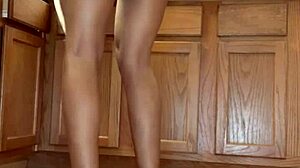 So Horny, I Ride My Dildo In Bathroom