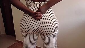 Pounding my mother-in-law's apple bottom big ass in cowgirl creampie?