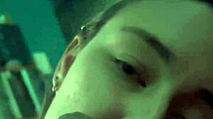 Latina Girl Swallows Mouthful In Car Blowjob!