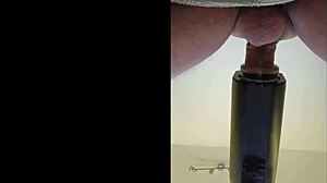 getting milked with remote toy and pov cumshot