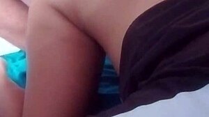 I feel intense pleasure cumming on my stepmother's big ass during doggy.