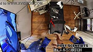 Stefania Mafra Sucks Latex Gloves Cock In Close Up Before Facial Cumshot