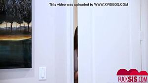 Katy and Maya kiss in intense threesome