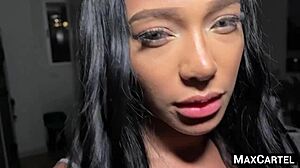 look into my blue eyes as i swallow you in lingerie babe 😘