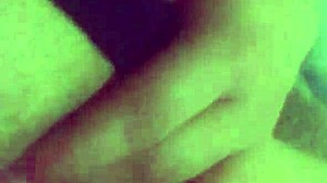 latina masturbates her tits and boobs in the morning