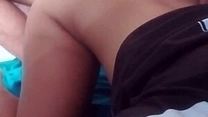 I feel intense pleasure cumming on my stepmother's big ass during doggy.