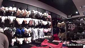 Czech Teen 18+ Gets Seduced In Mall For Huge Cock Anal Drilling. She Strips In Pov Reality With European Seduction And Ripped Clothes.