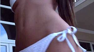 i watched eurobabe get assfucked and sprayed with cum in a threesome