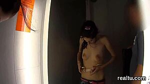 Czech Teen 18+ Gets Seduced In Mall For Huge Cock Anal Drilling. She Strips In Pov Reality With European Seduction And Ripped Clothes.