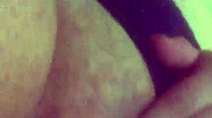 latina masturbates her tits and boobs in the morning