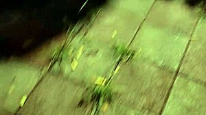 Shemale Ting Xuan Pees Outdoors Removes Underwear Masturbates In Park