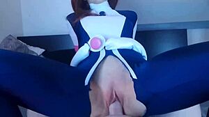 ochaco uraraka's big ass gets pounded and covered in oil!