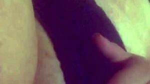 latina masturbates her tits and boobs in the morning