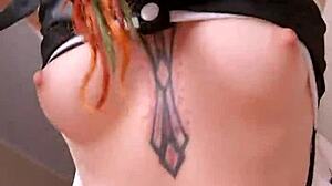 barely legal teen 18+ bunny girl rides dick with all holes vertical