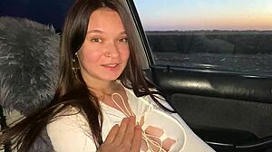 My Best Friend's Girlfriend Sucked My Dick In The Car For 10 Dollars, What A Slut!