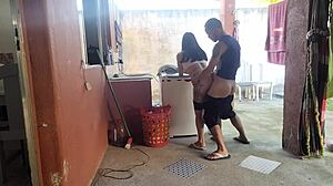 Maid Succumbs To Erect Cock