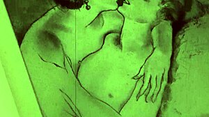 Vintage erotic art with hairy beaver pussy!