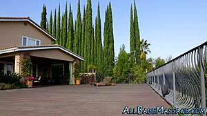 smalltits masseuse licks ass in bathroom lesbian oral massage