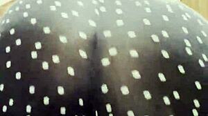 blonde with big natural tits and sexy ass in leggings tells her story