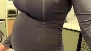 i jerked off on my stepmom's big milky tits while she licked my ass in public