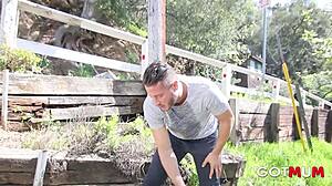 got mum busty milf savana styles nailed hard by danny mountain in lingerie