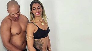 wow, that married chick with big pussy is blowing and riding a huge cock in public, cumming so good!