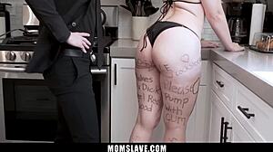 interacting with the attractive milf to fulfill desires - momslave