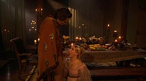 Katja Kassin's Shaved Pussy Moans During Gay Blowjob and Kissing